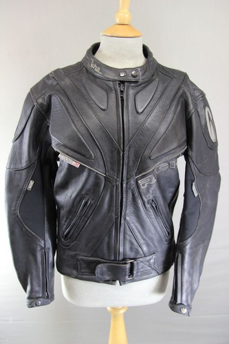 Richa black leather biker - richa,