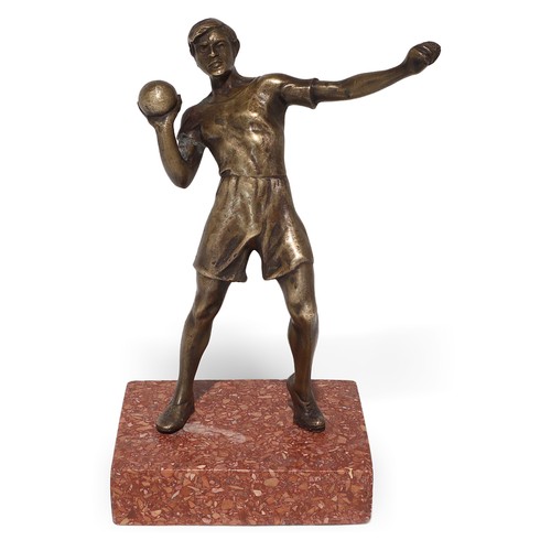 Vintage bronze shot putter - vintage,