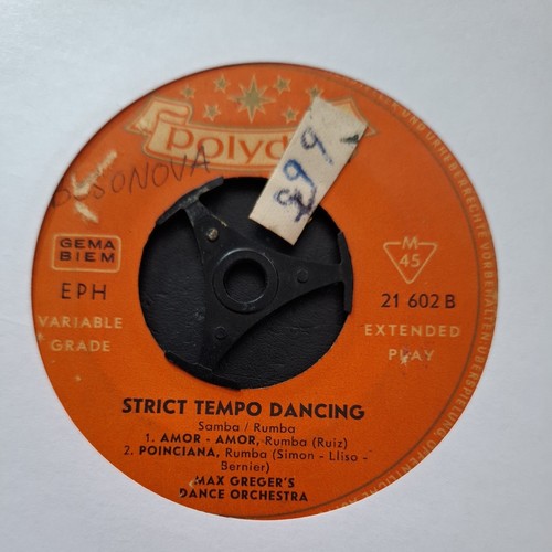 Max greger dance orchestra - greger's,