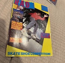 Rad Skateboard Magazine Issue 66  august 1988  With Poster Note Not Fold Out