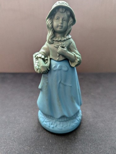 Avon blue girl basket - girl, &