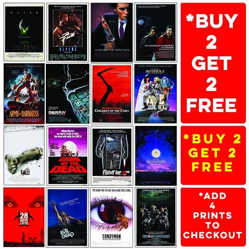 Horror movie posters retro - movie,