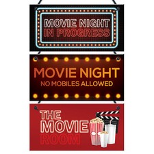 Movie Night 3 Pack Sign Bundle