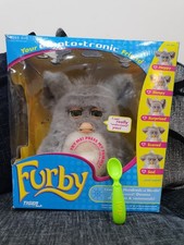 RARE Furby 2005 Grey Green