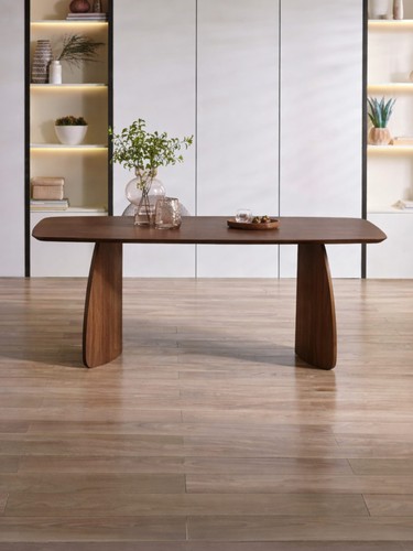 Artemis curved leg walnut - curved,