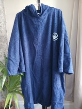 towelling beach changing robe adult cotton med/large size