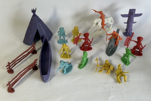 Plastic cowboy and native - cowboy,