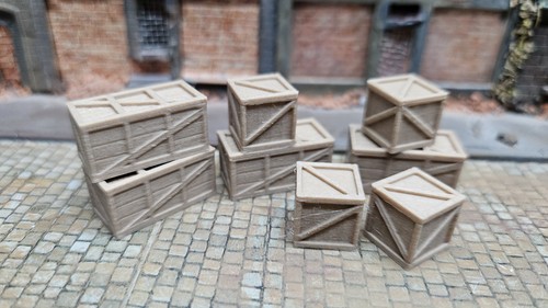 87 wooden crates - wooden,