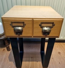 Vintage Filing Drawers Consol