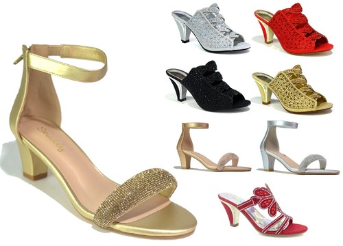Ladies block heel - heel, sandal