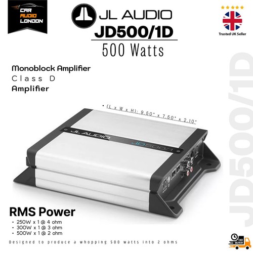 Audio jd500 500w rms - jl,