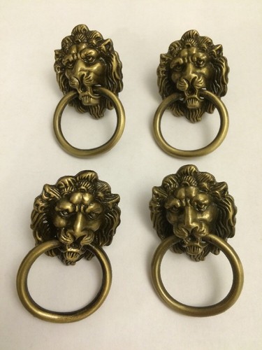 Bronze brass lions - 4,