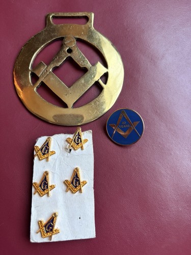 Bundle masonic items - of, horse