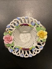 Denton Woven Bone China with handles and flowers