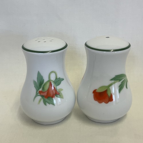Royal worcester poppies - poppies, salt