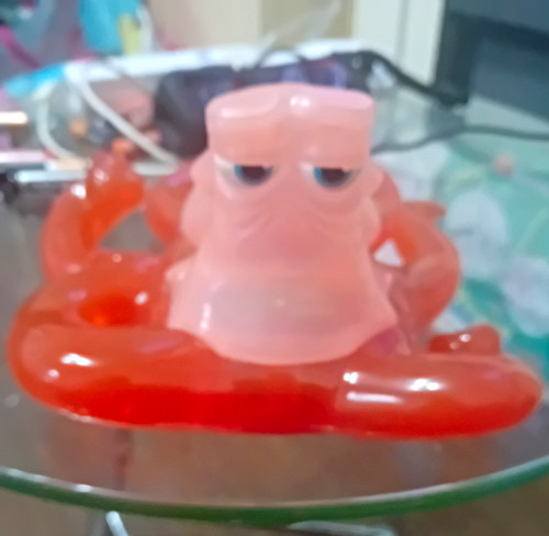 Red octopus jelly - jelly, toy
