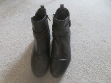 TU Black Leather size UK 6 ankle boots