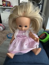 Vintage Zapf Creations Doll 1980 10 Inches High Rooted Hair