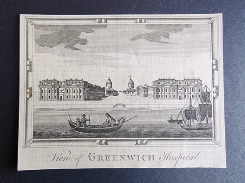 Antique 1770 print - ,