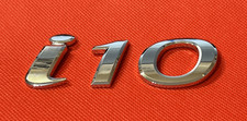 HYUNDAI i 10 - CAR BADGE / EMBLEM LETTERING - REQUIRES ADHESIVE TO REAR