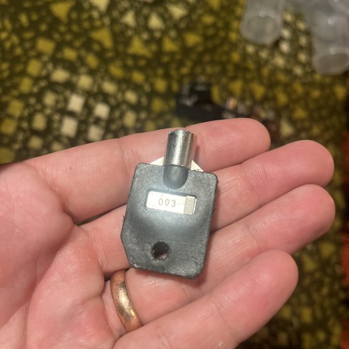 Vintage barrel key - vintage, coded