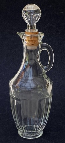 Vintage glass oil vinegar - oil,