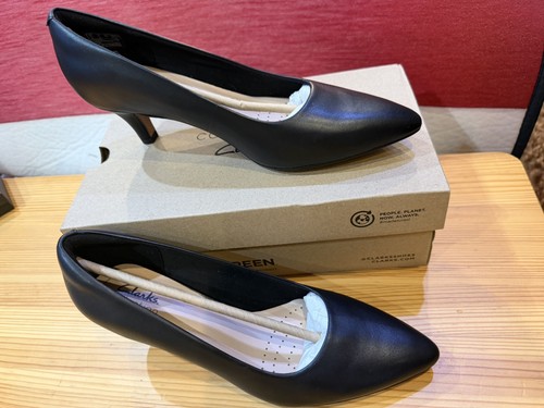 Clarks ladies black linvale - ladies,
