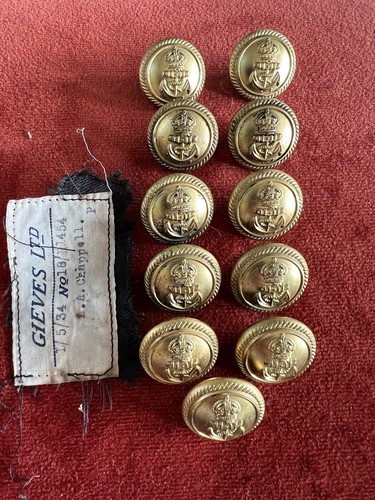Royal navy buttons antique - buttons,