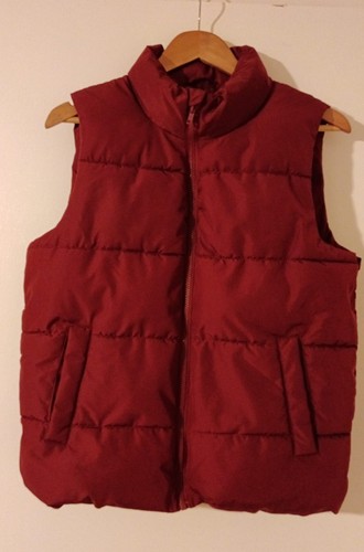 Boys primark burgundy padded - burgundy,