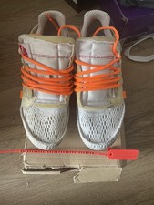 Nike x Off White Presto Triple White UK 7 US 8 Used with Box  And Tag