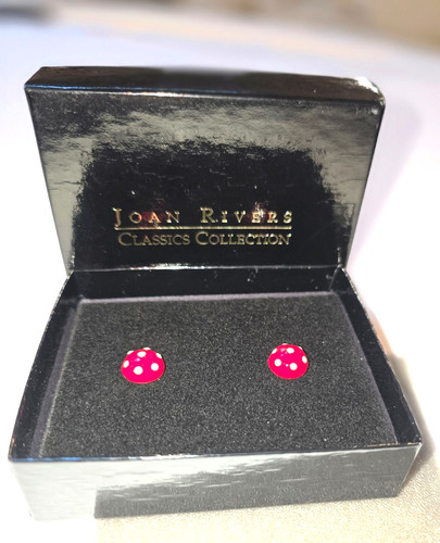 Joan rivers enamel stud - joan,
