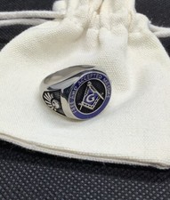 Mens Masonic Ring Freemasons
