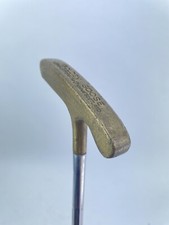 Golden Goose Brass Putter Blade John Letters 35" /Right Handed /New Grip /17686