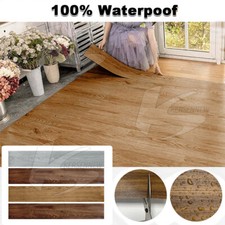 36pcs 5m² Floor Planks Tiles Self Adhesive Wood Effect PVC Vinyl Flooring Plank