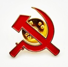Hammer & Sickle Pin Badge -