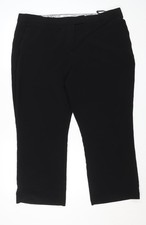 Principles Petite Women's Black Size 20 Straight Leg Dress Trousers