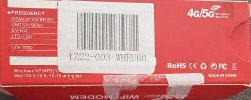 Wifi modem unlocked - 4g,