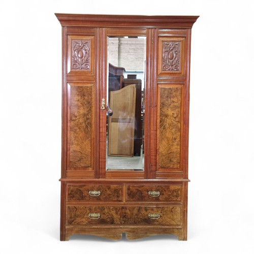 Edwardian carved walnut - edwardian,