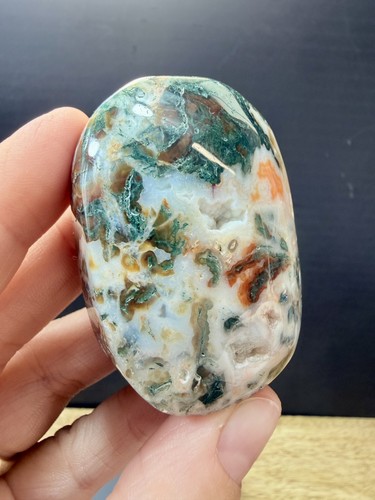 Crystal moss agate red - crystal,