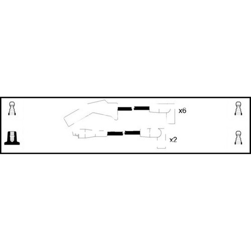 Leads ignition cables kit - ignition,