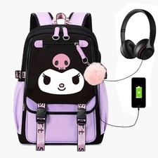 Kuromi Student Backpack 3pcs