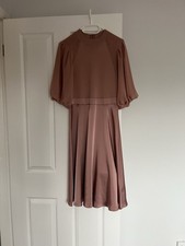 Ted Baker Dusty Pink Dress Size 2 (10-12)