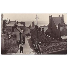 ALDEBURGH Town Steps, Suffolk RP Postcard Postmark Aldeburgh 1923