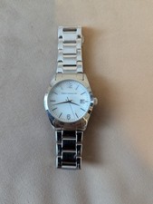 FCUK Women's Silver Watch, No