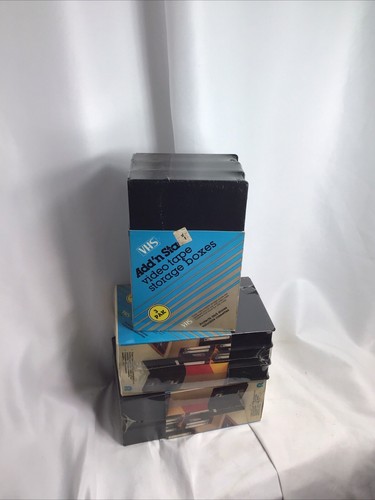 Vhs video tape storage cases - video, cases-