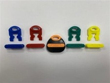 ABS Key Fob Tops Coloured Insert For Avocet Euro Cylinder Lock Keys