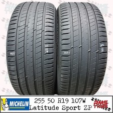 255 50 R 19 x2 Michelin 107W RUNFLAT ZP Part Worn Used Tyres 25550R19x2 5.4-6mm