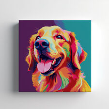 Golden Retriever Dog Colourful
