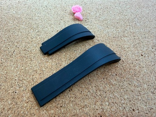 20mm black silicone - silicone, rubber