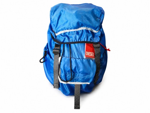 Diesel backpack blue unisex - backpack,
